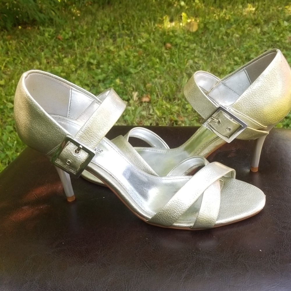 Silver heels